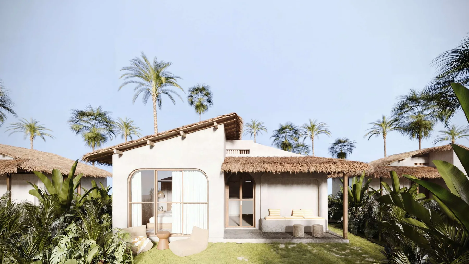 Exterior de villa de dos dormitorios en Bumbang