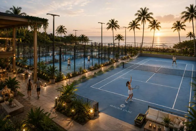 Pistas de tenis del club deportivo de Salina